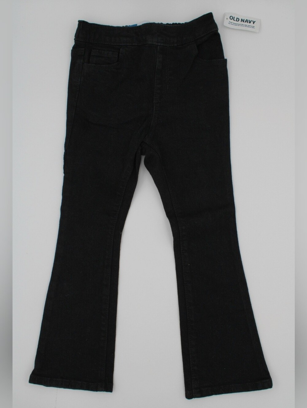 Old Navy Girls 5T Black Flare Jeans – Adjustable Waist